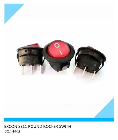 Excon Ss11 Round Rocker Switch Power Switch with Ce Certification